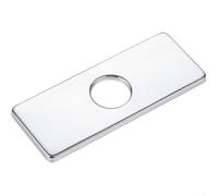 Copertura per rubinetto del lavandino del bagno a foro singolo, elegante e moderno in acciaio inox (galvanizzazione)