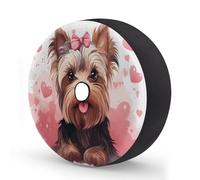 Copertura per ruota di scorta con papillon con foro per telecamera di riserva, impermeabile, adatta per rimorchi, camper, SUV, camion e molti veicoli da 43 cm