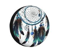 Copertura per ruota di scorta impermeabile anti-UV, copertura per ruota di scorta nativa americana con coulisse, copertura protettiva per pneumatici resistenti, per camion, SUV, rimorchio, camper