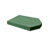 Copertura per sabbiera, 1 confezione in tessuto Oxford impermeabile, copertura protettiva a forma di barca, 160 x 113 x 22 cm, copertura per piscina con coulisse (verde)