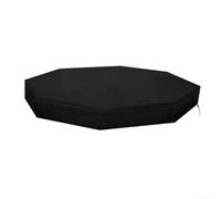 Copertura per sabbiera con coulisse su misura per la sicurezza dei bambini e il divertimento all'aperto (nero)