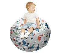 Copertura per sacchetto per bambini: la copertura del modello non è un sacco di stoccaggio, ma anche un sedile comodo. Questo borsa per il deposito per sedie per bambini, porta giocattoli