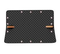 Copertura per sbrinamento del parabrezza dell'auto Copertura antineve per auto Parabrezza Inverno Esterno Impermeabile Visiera parasole per Antighiaccio Gelo(Black half cover)