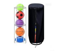 Copertura per scaffali da esterno per palloni da calcio, realizzata in tessuto Oxford 210D per migliorare la longevità dell'attrezzatura nel tempo (41 x 109 cm)