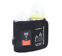 Copertura per Scaldabiberon, Doppia Copertura per Scaldabiberon, Mantenitore Di Calore Per Latte Da Viaggio USB, Riscaldabiberon Doppio Con Controllo Intelligente Della