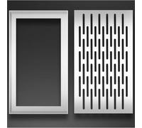 Copertura per scarico a pavimento in acciaio inox, antiscivolo e stabile, 300 x 300 x 30 mm, ideale per strade, piazze, cucine e strade comunali, soluzione di drenaggio durevole