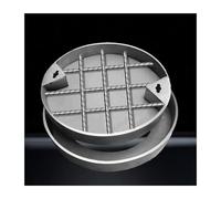 Copertura per scarico rotonda resistente, copertura da incasso per patii, vialetti, marciapiedi, copertura di accesso durevole con base
