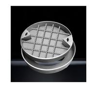 Copertura per scarico rotonda resistente, copertura da incasso per patii, vialetti, marciapiedi, copertura di accesso durevole con base