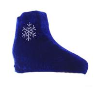 Copertura per scarpe da pattinaggio di figura in morbido pile, protezione per la lama per la pratica quotidiana e per i viaggi, assorbe l'umidità, fodera ad asciugatura rapida, vestibilità sicura (L