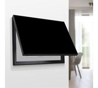 Copertura per scatola dei fusibili elettrici, colore nero, pannello interruttore automatico, 40 cm x 30 cm, per nascondere contatori e interruttori per un look pulito