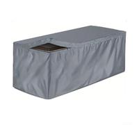 Copertura per scatola portaoggetti da esterno con design resistente, materiale Oxford impermeabile, cerniera per un comodo accesso e vestibilità sicura (M-129,5 x 58,4 x 71,1 cm)