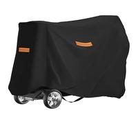 Copertura per scooter elettrico, resistente tessuto Oxford 420D, con cinghia antivento e rivestimento argento riflettente, 140 x 66 x 90 cm