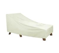Copertura per Sdraio da Giardino,Coperture Protettiva per Lettini Prendisole con Fune, 210D Oxford Impermeabile Copri Protezione per Sedia a Sdraio per Terrazzo Piscina (Size:208*76*41/79cm,Color:Bei