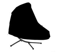 Copertura per sdraio sospesa da esterno, tessuto Oxford 420D, nero, 185 x 117 x 198 cm, impermeabile, antivento, design per patio e mobili da giardino