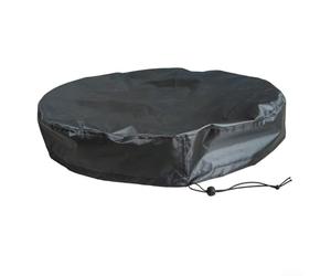 Copertura per secchio da esterno, in tessuto Oxford 420D, antipioggia, per serbatoio dell'acqua con coulisse, per cestello da giardino, divano, nero