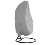 Copertura per sedia a dondolo Egg, Copertura antipolvere e antipioggia for sedia a dondolo da esterno in tessuto Oxford 210D color guscio d'uovo(Grey,115x190cm)