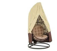 Copertura per sedia a dondolo Egg, Copertura protettiva for sedia a dondolo a forma di uovo sospesa, for mobili da giardino, da esterno(Light Yellow,200x230cm)