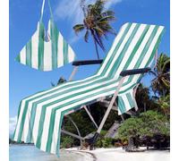 Copertura per sedia a sdraio da spiaggia, comoda copertura in microfibra per