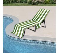 Copertura per sedia a sdraio da spiaggia, comoda copertura in microfibra per