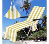 Copertura per sedia a sdraio da spiaggia, comoda copertura in microfibra per