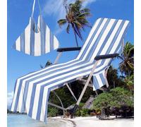 Copertura per sedia a sdraio da spiaggia, comoda copertura in microfibra per