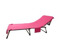 Copertura per sedia a sdraio, telo da spiaggia, per prendere il sole, con tasche laterali, in microfibra, telo da spiaggia, vacanze, prendere il sole, giardino, spiaggia, hotel, patio, piscina