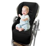 Copertura per sedia alta per sala da pranzo per bambini, in pelle per seggiolone, copertura per seggiolone per bambini piccoli, protezione contro le fuoriuscite e le briciole per sil