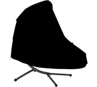 Copertura per sedia sospesa, copertura per poltrona sospesa, in rattan sintetico, impermeabile, tessuto Oxford 420D e interno rivestito in PVC, 198 x 185 x 117 cm, colore nero