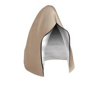 Copertura Per Sedia Sospesa Coprisedia a forma di uovo da giardino con cerniera, coprisedia a forma di uovo in vimini di grandi dimensioni, impermeabile, resistente alle intemperie.(KHAKI,115x190CM)