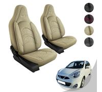 Copertura Per Sedile Auto Compatibile Nissan Micra In Beige Pilot 3.3
