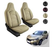 Copertura Per Sedile Auto Compatibile Peugeot 3008 In Beige Pilot 3.3