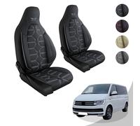 Copertura Per Sedile Auto Compatibile VW T4 T5 T6 In Nero Grigio Pilot 2.1
