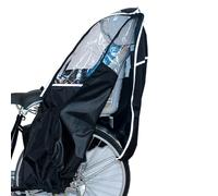 Copertura per sedile posteriore della bicicletta, con finestra trasparente, portatile, per pendolari, giornate di pioggia, attività all'aperto, , campeggio