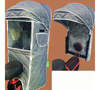 Copertura per sedile posteriore per bicicletta, universale, impermeabile, per seggiolini da bicicletta, protegge da pioggia, vento e sole, si adatta alla maggior parte delle biciclette