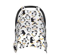 Copertura per seggiolino auto a baldacchino per bambini, copertura per allattamento per neonati, pinguino roba per passeggino per tutte le stagioni