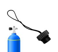 Copertura per serbatoio - alluminio aeronautico, tappo antipolvere DIN, leggero, resistente alla ruggine, tappo di protezione filettato, per immersioni, bombole subacquee, esplorazione subacquea