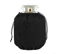 Copertura per serbatoio del gas da esterno, in materiale Oxford resistente ai raggi UV, resistente alle intemperie, con orlo elastico, per mobili da giardino in rattan, 31 x 59 cm