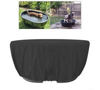 Copertura per serbatoio dell'acqua da esterno, resistente materiale Oxford 210D, protegge giardini e piscine dai danni del sole e dall'accumulo d'acqua (50 galloni)