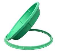 Copertura per serbatoio settico in resina resistente e telaio coperchio invisibile per pozzetto per giardino esterno bacino fognario copertura di accesso resistente alle intemperie protezione da