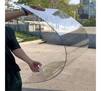 Copertura per serra esterna per tutte le stagioni, lastra per coperture in plastica acrilica trasparente leggera, pannello resistente agli urti e infrangibile in PC durevole(0.6x20m(2x65.6ft))