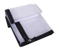 Copertura per serra in polietilene trasparente - Copertura in plastica PE per roulotte mobili in tela cerata impermeabile resistente, coperture per piante da giardino l'inverno, 2mx3m, 3mx3m, 3mx4m