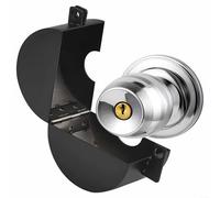 Copertura per serratura della maniglia della porta in acciaio inox per gadget di sicurezza protezione della privacy per ufficio su maniglie delle porte valvole da viaggio in acciaio non autorizzato