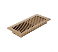 Copertura per sfiato da pavimento in acciaio, 10 x 25 cm, compatibile con aperture standard per canali di riscaldamento e raffreddamento della distribuzione dell'aria (marrone)