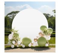 Copertura per Sfondo ad Arco 1 copertura for supporto ad arco rotondo for matrimonio(White Cover,7.2FT 220cm)