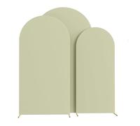 Copertura per Sfondo ad Arco 1 pezzo di supporto ad arco, decorazione, set elastici in poliestere, sfondo utilizzato for banchetti(Color 2,120x220cm(7.2Ft))