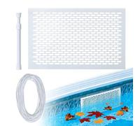 Copertura per skimmer per piscina, rete per skimmer - Materiale anti-ruggine in polipropilene PP con doppia protezione contro ruggine e fatica dei materiali, paraspruzzi, palestre, scuole, alberghi