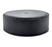 Intex 28532 - Telo Termico Copertura Solare per PureSpa Rotonda, 6 posti, ad Efficienza Energetica, Nero, ⌀ 216 cm