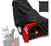 Copertura per spazzaneve Oxford 600D per macchine monostadio e a due stadi, resistente alle intemperie, resistente ai raggi UV, resistente agli strappi, con orlo con coulisse, colore: nero (147,3 cm L