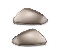 Copertura per specchietto laterale adatta per Golf 7 MK 7.5 GTI GTD 2013 2014 2015 2016 2017 2018, custodia per specchietto laterale, A-marrone