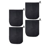 Copertura per Specchietto Laterale Oxford Nero 4 Pezzi 190t | Struttura Avvolgente con Bordi Elastici e Laccio, Installazione Rapida, per Uso Urbano e Stagione Fredda